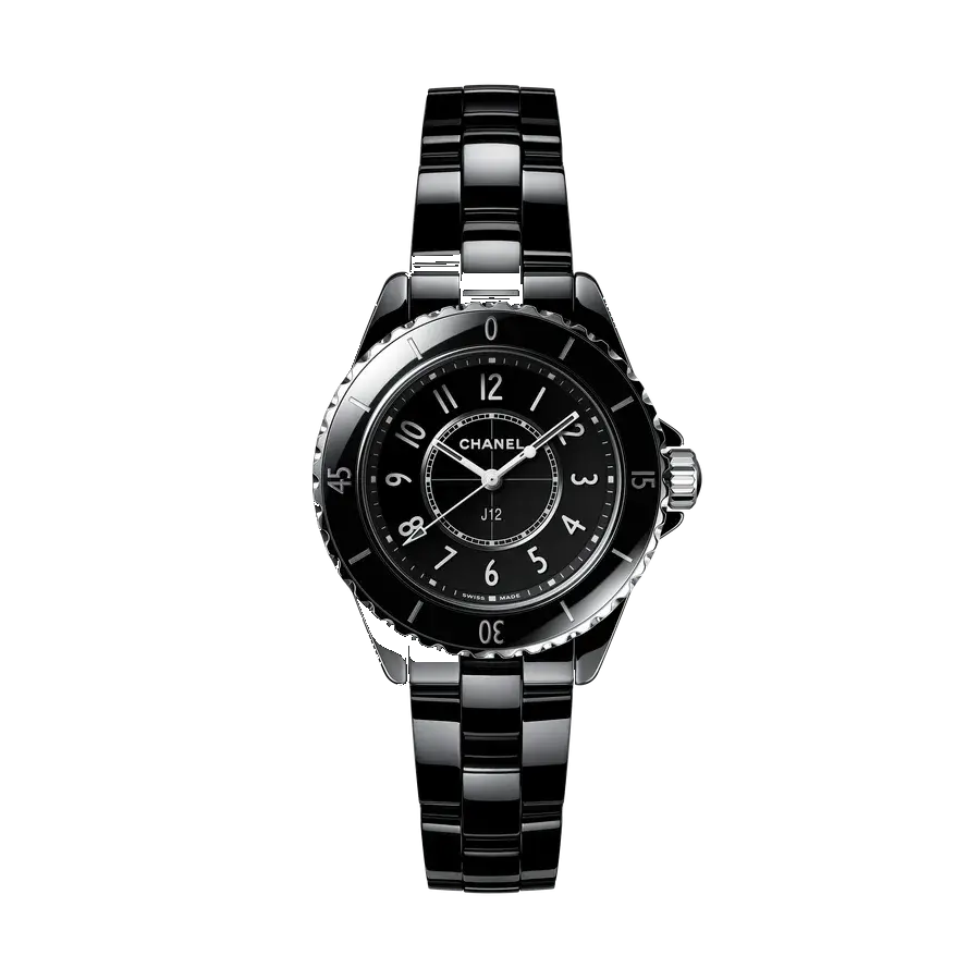Chanel J12 | 33mm, Ceramic, Black Dial, reference 