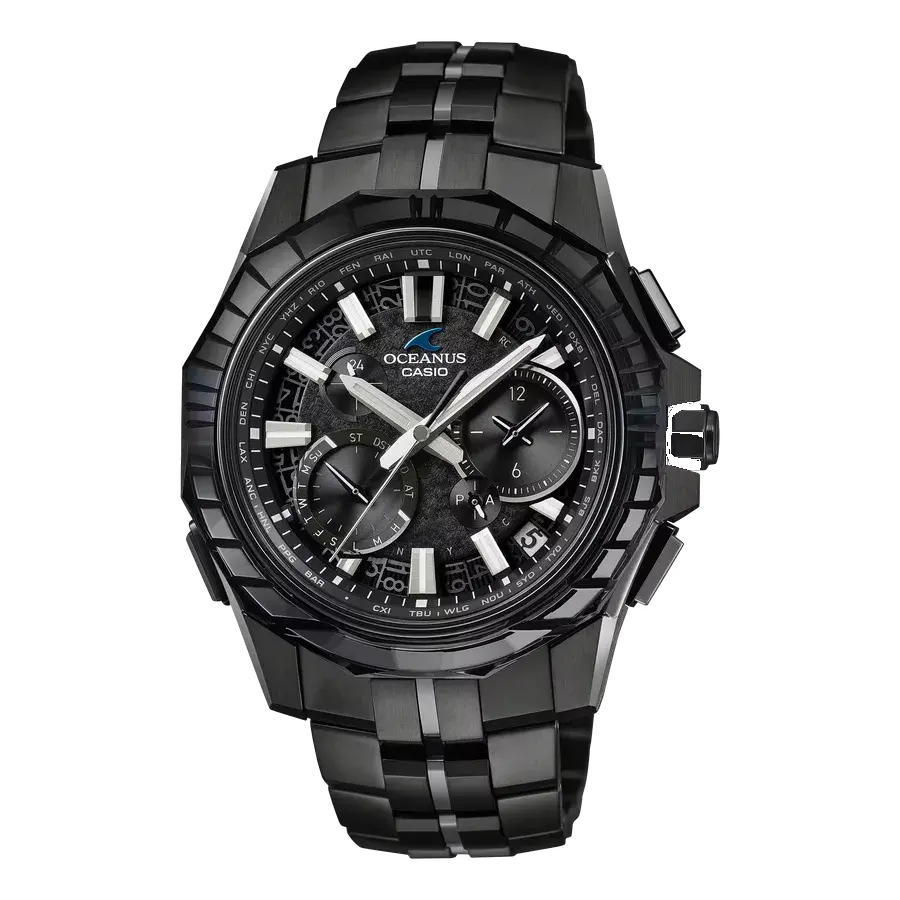 Casio Oceanus OCWSG1000CN1 Calm Night Gallium Tough Solar Edo Kiriko Limited Edition, reference OCWSG1000CN1