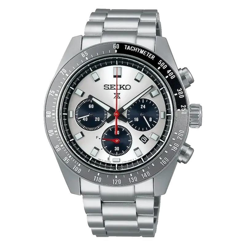 Seiko Prospex Speedtimer Go Large Solar Stainless Steel Watch, reference 