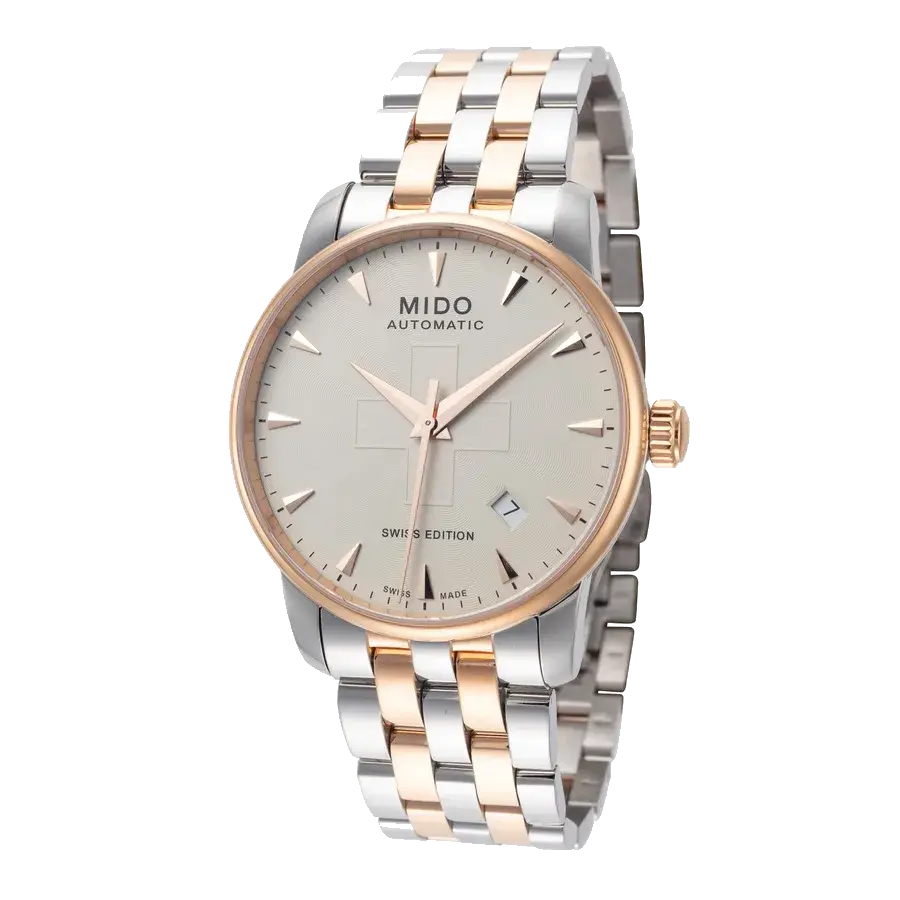 Mido Baroncelli 38 mm / White / Multi White Dial, reference M86009S71