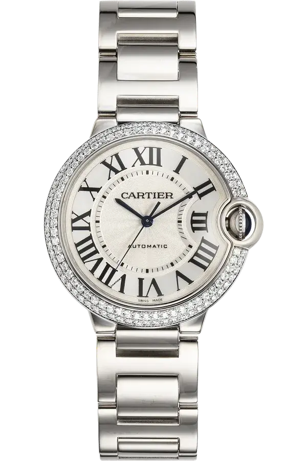 Cartier Ballon Bleu White Gold Automatic, reference VCA18341