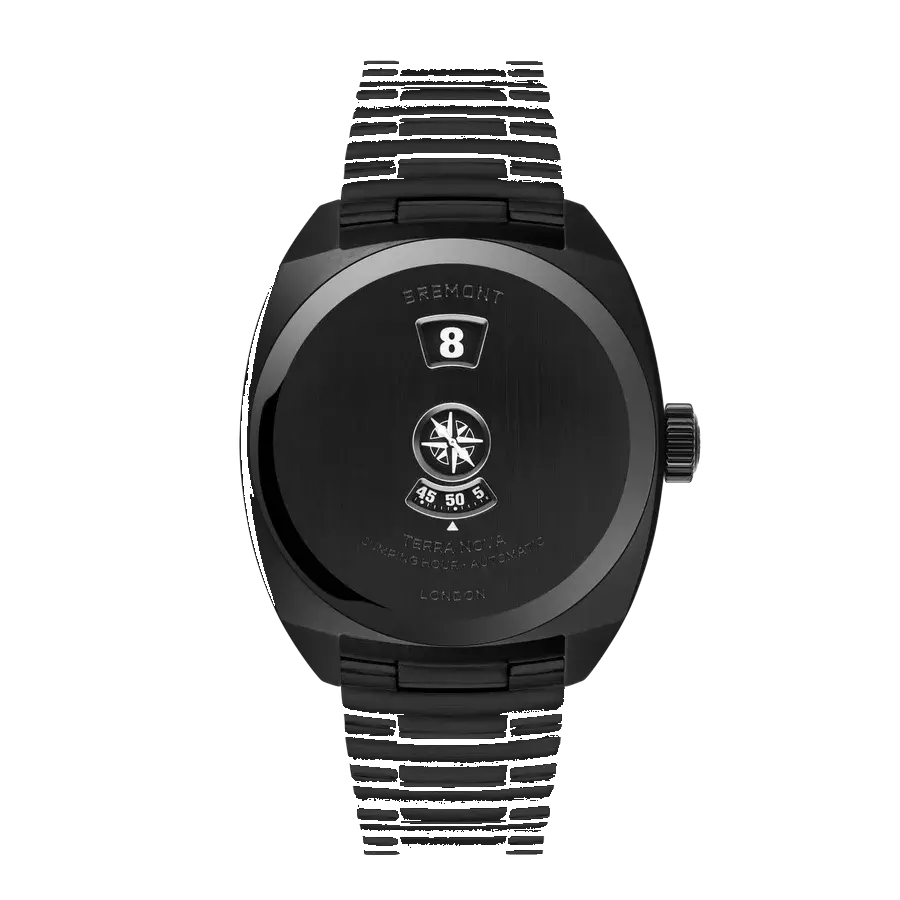 Bremont Terra Nova 38 Jumping Hour, Stealth Black, reference TN38-JH-DLC-CC-B
