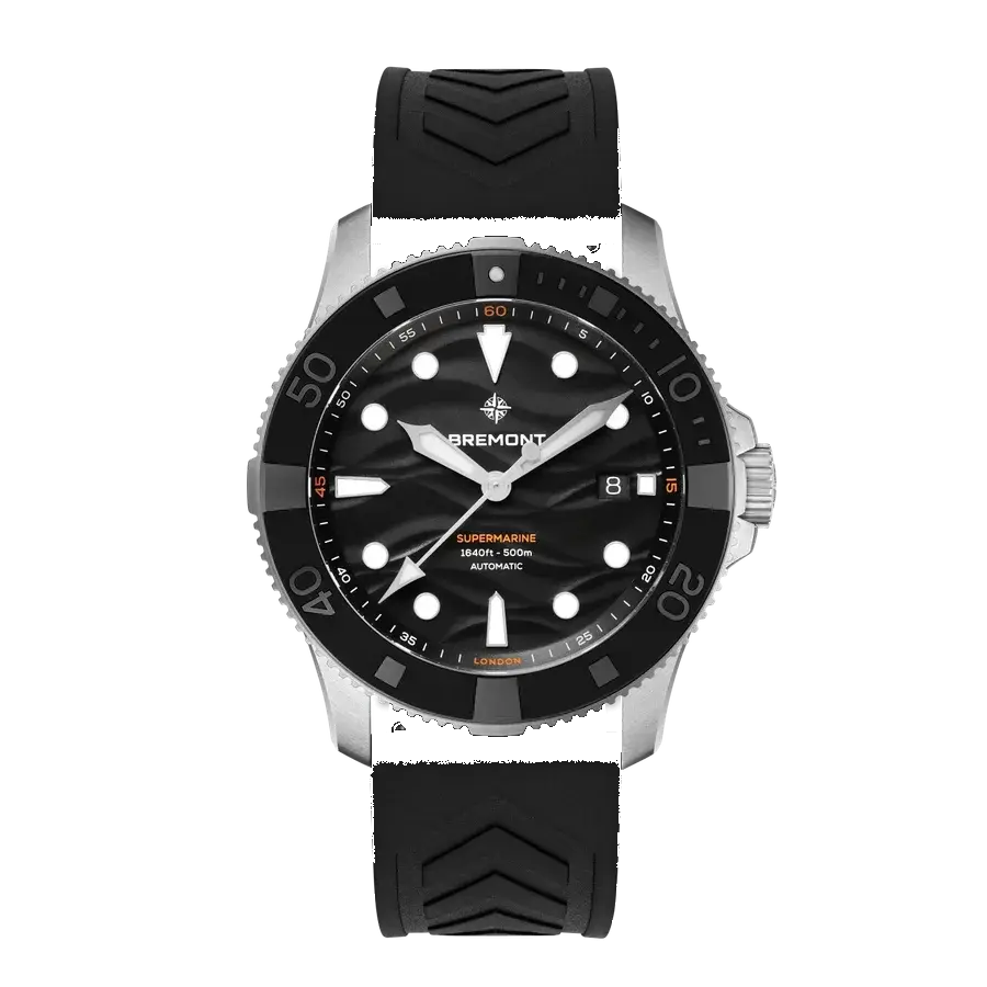 Bremont Supermarine 500m, reference SM43-DT-SS-BK-R-S