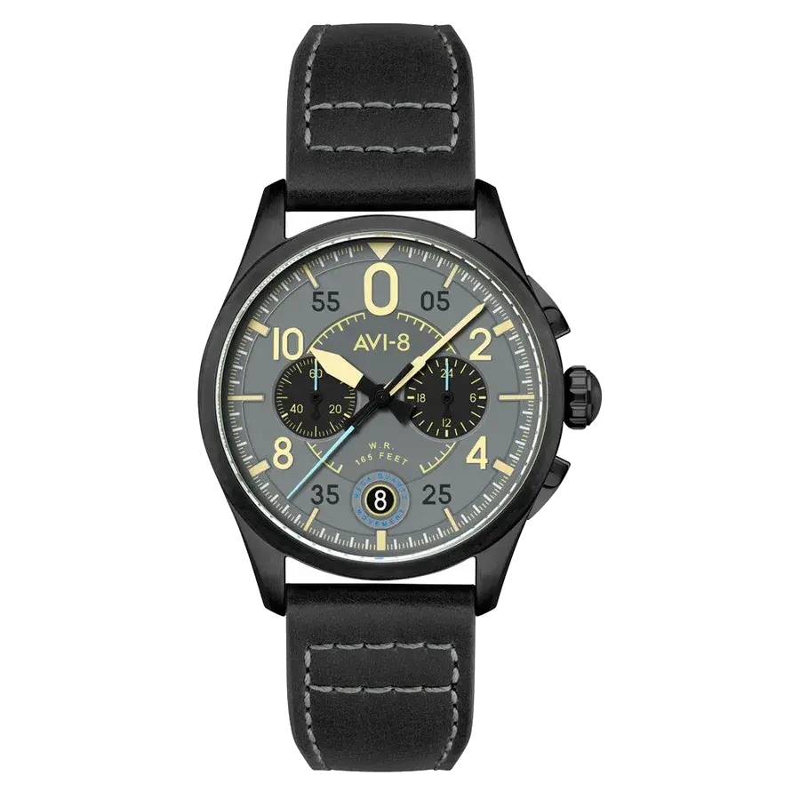 AVI-8 Spitfire Lock Chronograph Heavy Grey, reference AV-4089-08