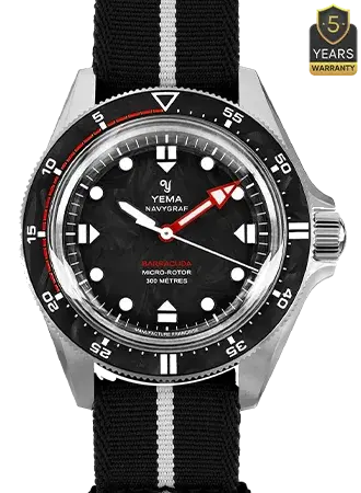 Yema Navygraf Barracuda CMM.20 - Nylon - Ltd Ed 400pcs, reference 21.26.20.66.SNL.D6/YM