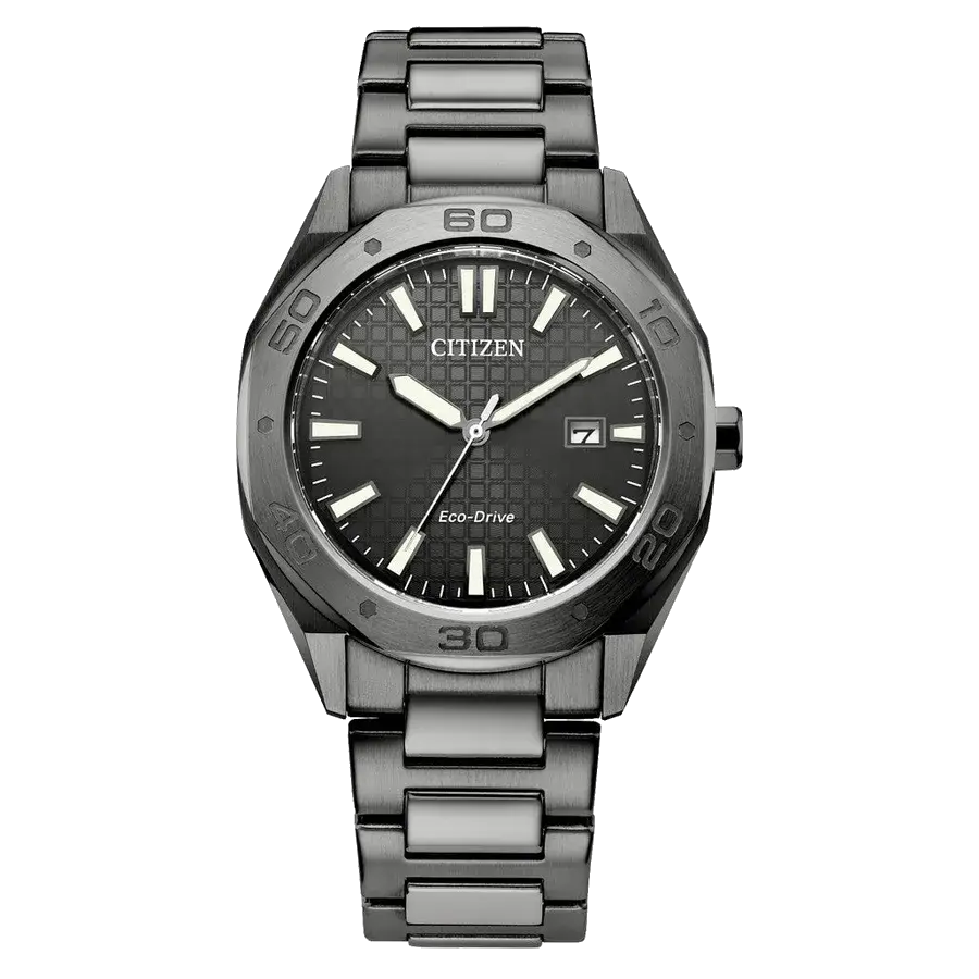 Citizen Eco-Drive Weekender Sport Gray-Tone with Black Dial, reference BM7637-81H