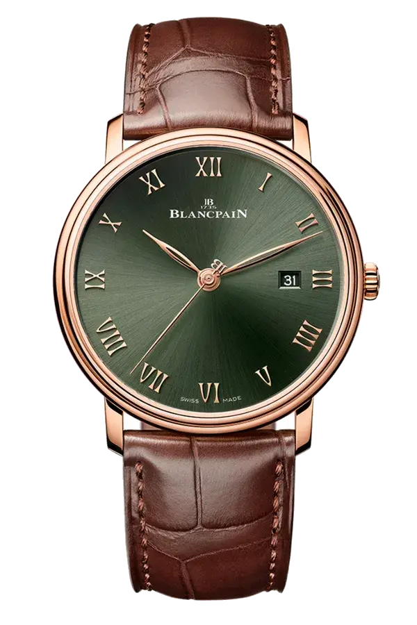 Blancpain Villeret Extraplate 40mm Red Gold, reference 6651 3653 55B