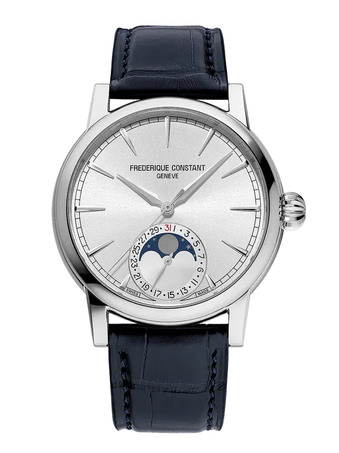 Frederique Constant Manufacture Classic Moonphase Date Silver, reference FC-716S3H6
