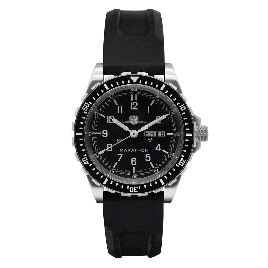 Marathon 46mm Official YAMAM™ Jumbo Day/Date Automatic (JDD), reference WW194021SS-0730
