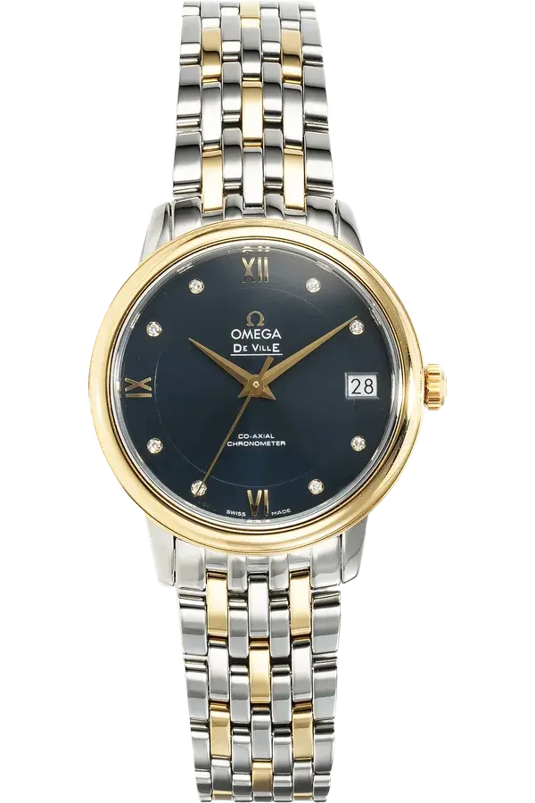 Omega De Ville Prestige Yellow Gold and Stainless Steel Automatic, reference VOM08483