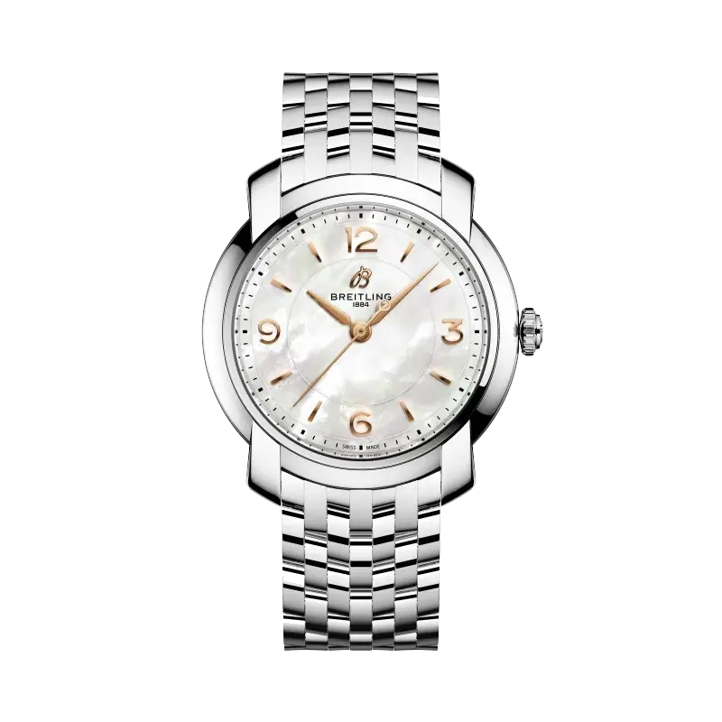 Breitling Lady Premier 32 | 32mm, Steel, White Dial, reference A77330121A2A1