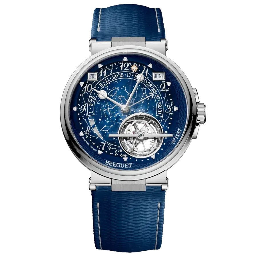 Breguet Marine Tourbillon Equation Marchante, reference 5887PT/YS/5WVSL