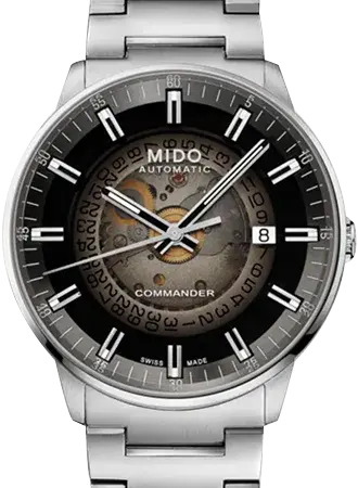 Mido Commander Gradient Steel, reference M021.407.11.411.00/MI