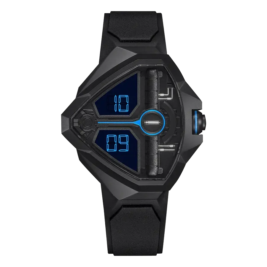 Hamilton Ventura Edge Dune Limited Edition | 52mm, Two-Tone Steel & PVD Black, Rubber, Black Dial, reference 