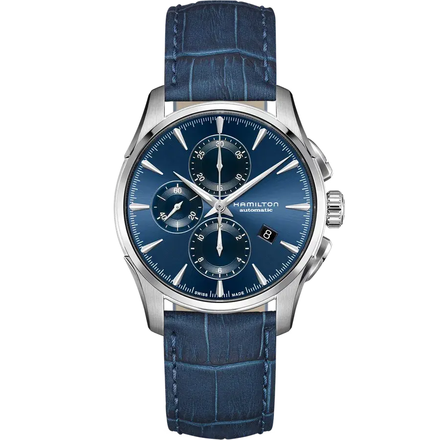 Hamilton Jazzmaster Auto Chrono Blue Sunray Dial, reference H32586641