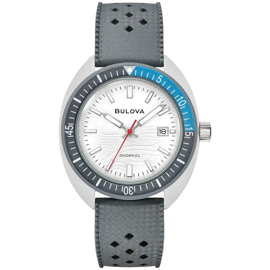 Bulova Snorkel Great White Shark Hybrid Ceramic White Dial Quartz, reference 98B449