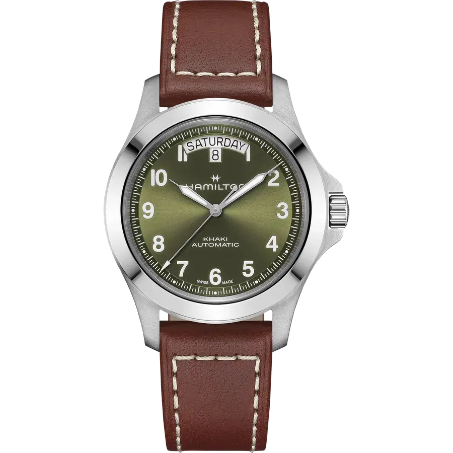 Hamilton Khaki Field King Day-Date Green Sunburst 40mm Automatic, reference H64475560
