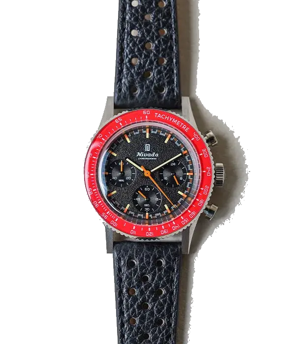 Nivada Grenchen Chronoking MecaQuartz Tachymeter INTER BEZEL 87040Q10, reference 260191