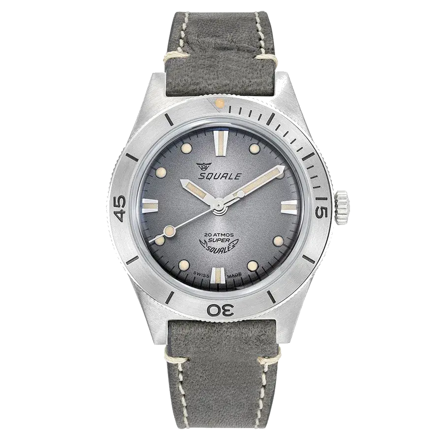 Squale "Super-Squale" Swiss Automatic Skin Diver with Radiant Grey Dial, reference SUPERSSG.PG
