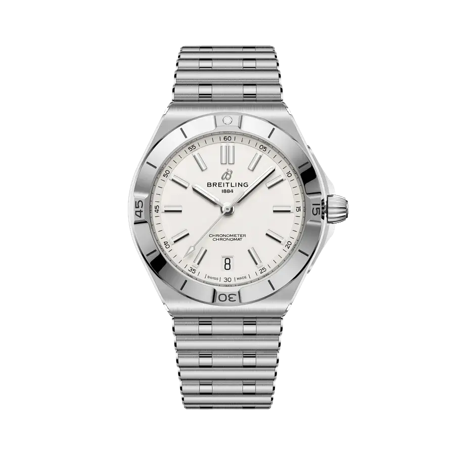 Breitling Chronomat B31 Automatic 40 | 40mm, Stainless Steel, White Dial, reference AB3114101A1A1