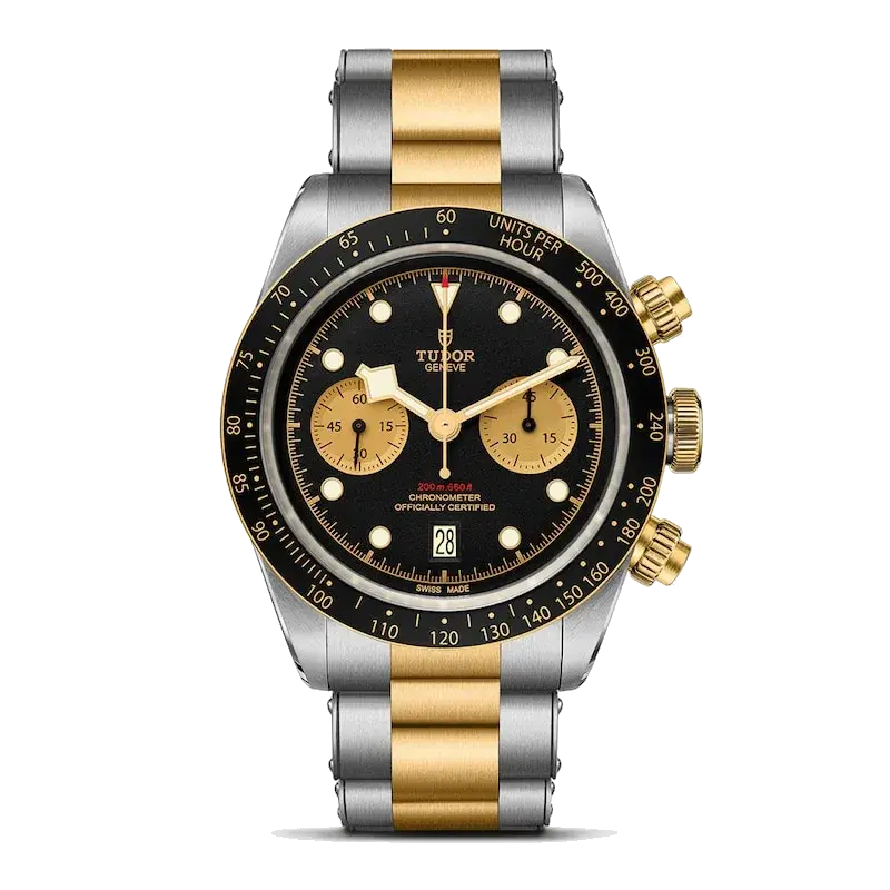 Tudor Black Bay Chrono Men's 18ct Yellow Gold & Steel Watch, reference 