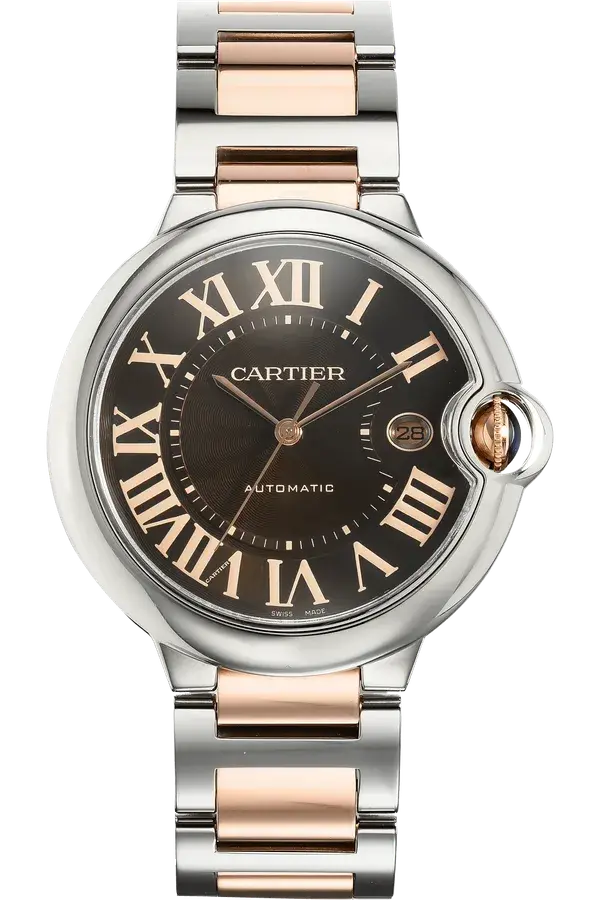 Cartier Ballon Bleu Rose Gold and Stainless Steel Automatic, reference VCA18736