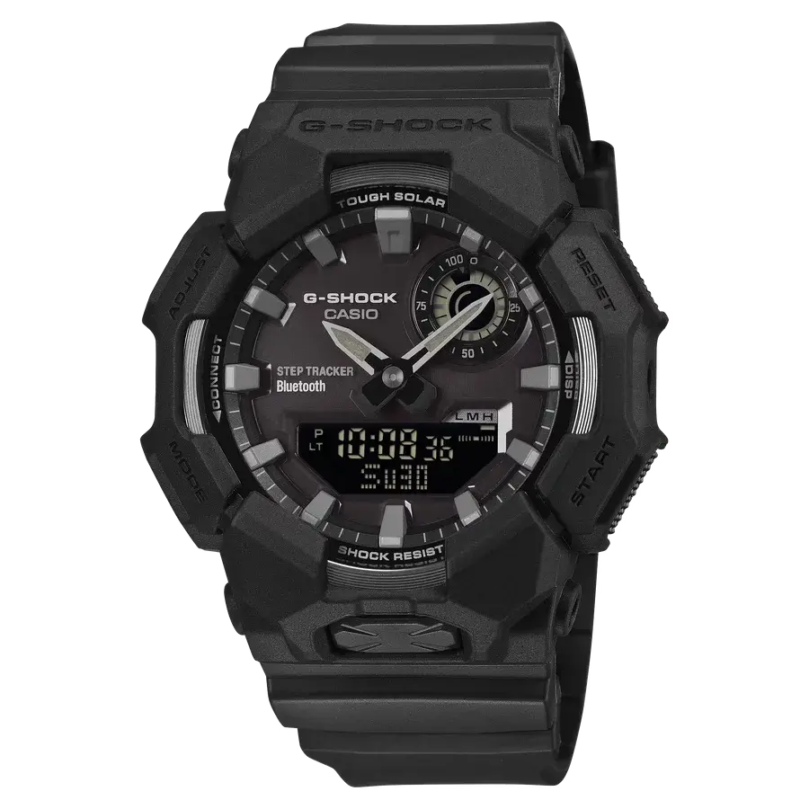 Casio G-Shock GAB010-1A1 Tough Solar Black Step Tracker Ana-Digi Bluetooth, reference GAB010-1A1