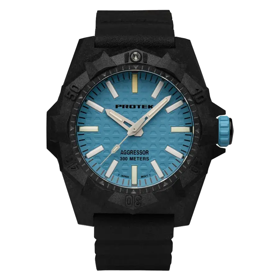 ProTek Aggressor Carbon 4000 Series with Blue Dial, reference PT4003