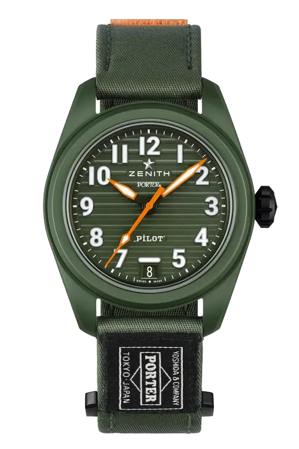 Zenith Pilot Automatic Ceramic Porter Yoshida Limited Edition, reference 49.4001.3620/63.I001
