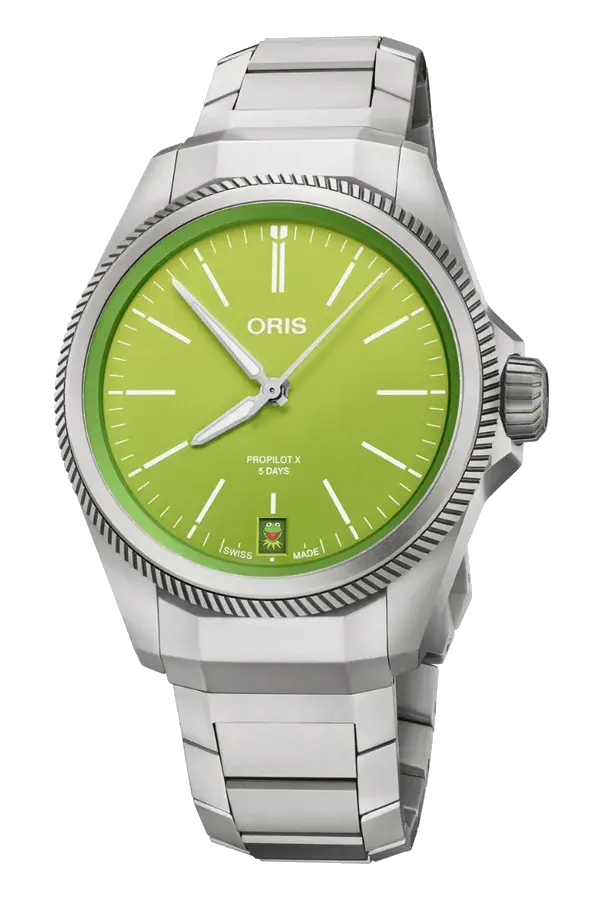 Oris ProPilot X Calibre 400 Kermit Edition 400, reference 01 400 7778 7157-Set