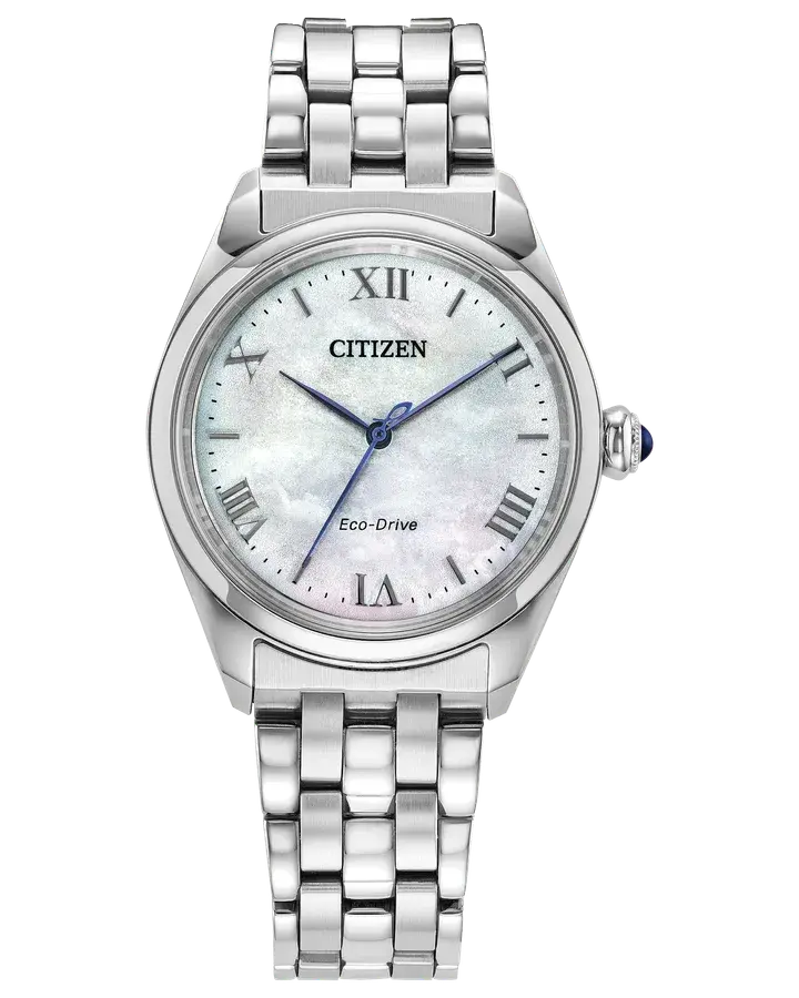 Citizen L Classic Mother of Pearl White Dial Eco-Drive Ladies, reference EM1140-80D