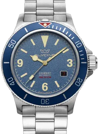 Glycine Combat SUB 42 Vintage Blue, reference GL0416/GL