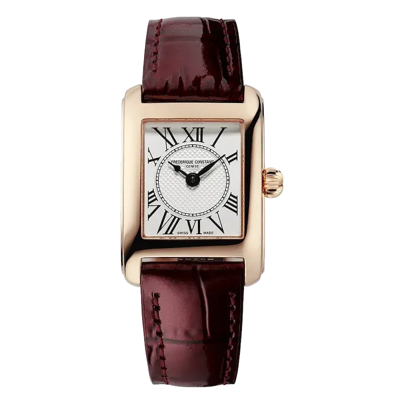 Frederique Constant Carree Women's Yellow Gold Plated Watch, reference 