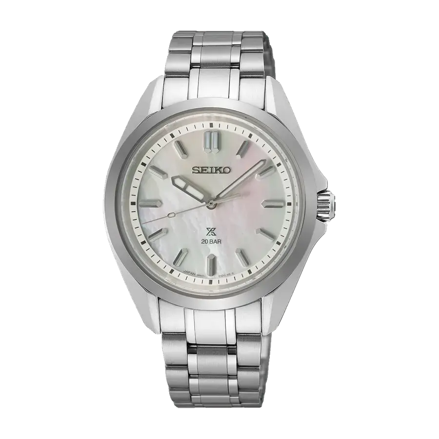 Seiko Prospex SUR605 Marine Sports Mother of Pearl Ladies Quartz 34mm, reference SUR605