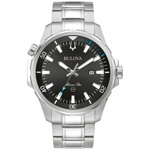 Bulova Marine Star High Seas Sunray Stainless Steel, reference 96B382