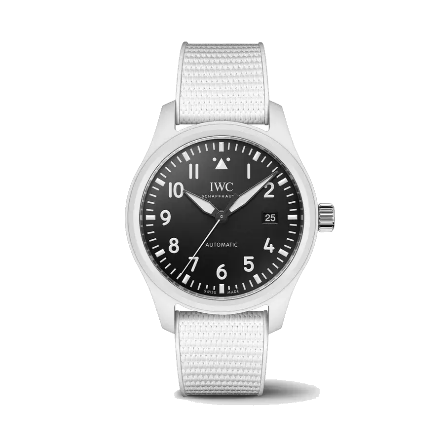 IWC Schaffhausen Pilot's Watch Automatic 41 Top Gun Lake Tahoe | 41mm, Ceramic, Rubber, Black Dial, reference IW328104