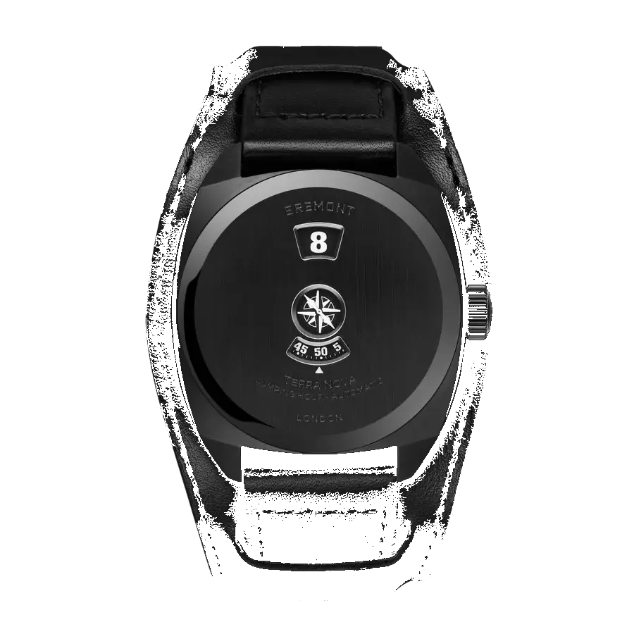 Bremont Terra Nova 38 Jumping Hour, Stealth Black, reference TN38-JH-DLC-CC-L-S