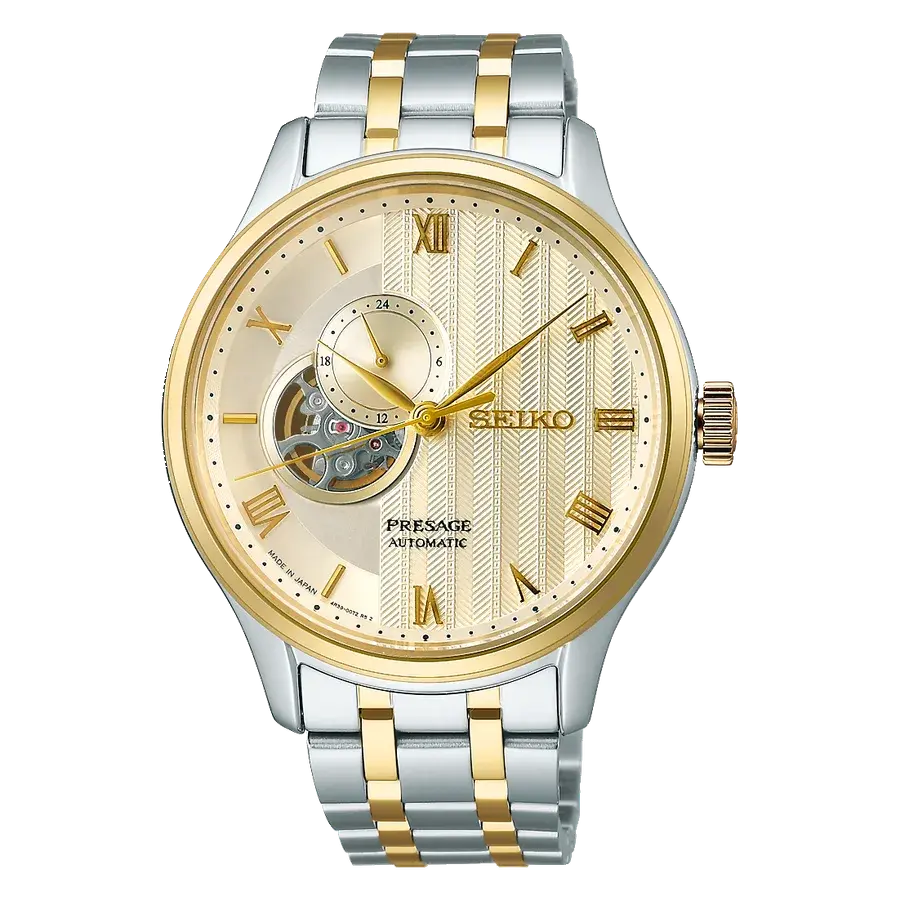 Seiko Presage SSA464 Japanese Garden Heartbeat Two Tone Automatic, reference SSA464