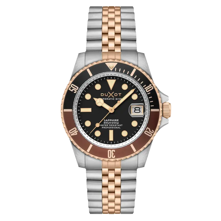 Duxot Atlantica Automatic Dive Watch with Two Tone Brown Dial, reference DX-2057-66