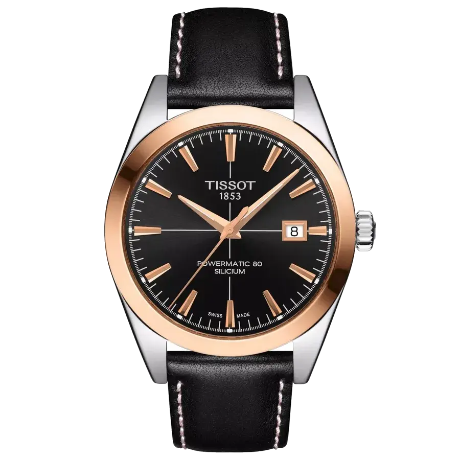 Tissot Gentleman Gold Bezel 40mm, reference T927.407.46.051.00