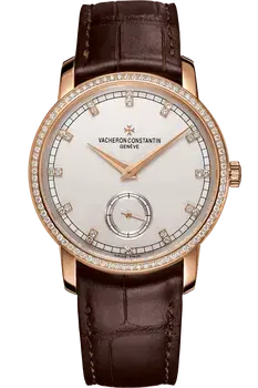 Vacheron Constantin Traditionnelle Manual-Winding | 38mm, 18K Rose Gold, Silver Dial, reference 