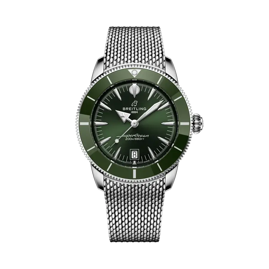 Breitling Superocean Heritage B31 Automatic 42 | 42mm, Steel, Green Dial, reference AB3111361L1A1