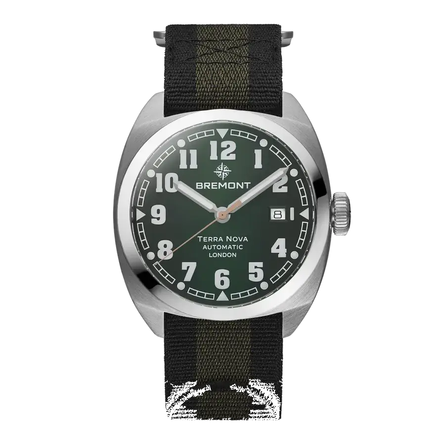 Bremont Terra Nova 40.5 Date, reference TN40-DT-SS-GN-N-S