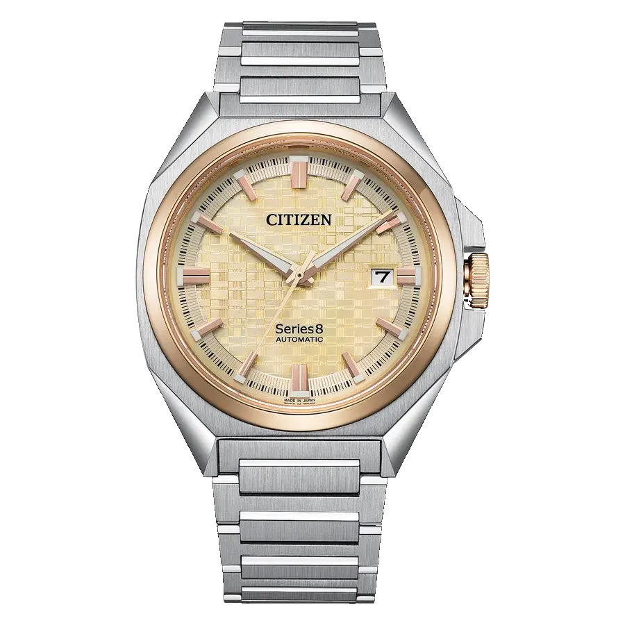 Citizen Series8 831 Champagne Textured Dial Automatic Exclusive, reference NB6059-57P