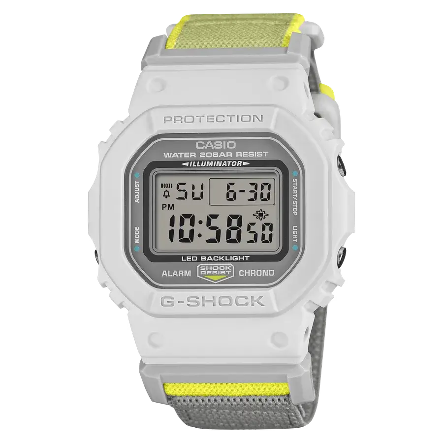 Casio G-Shock DW5600MNC7A8 Fidlock Resin Digital Square Gray Green, reference DW5600MNC7A8