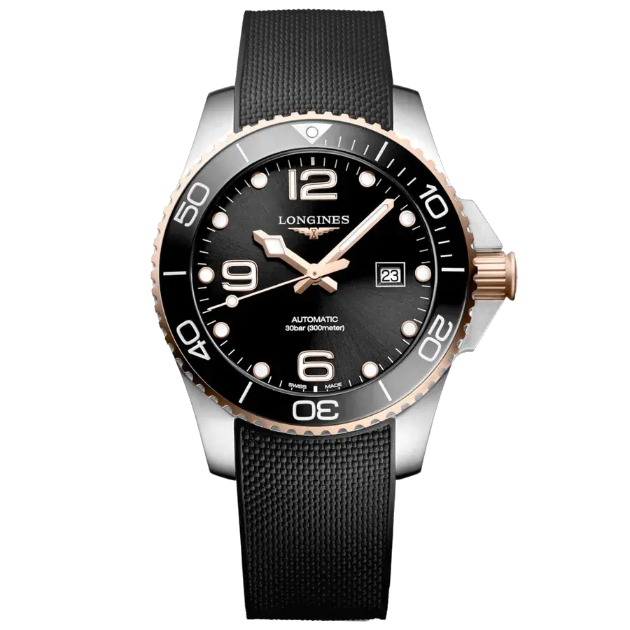 Longines Hydroconquest Sunray Black Dial 43mm, reference L3.782.3.58.9