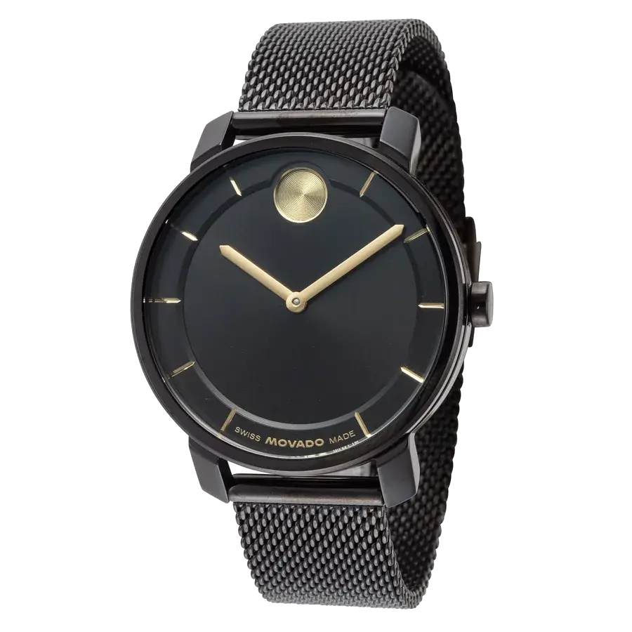 Movado Bold 34mm / Black / Black | Black Dial, reference 