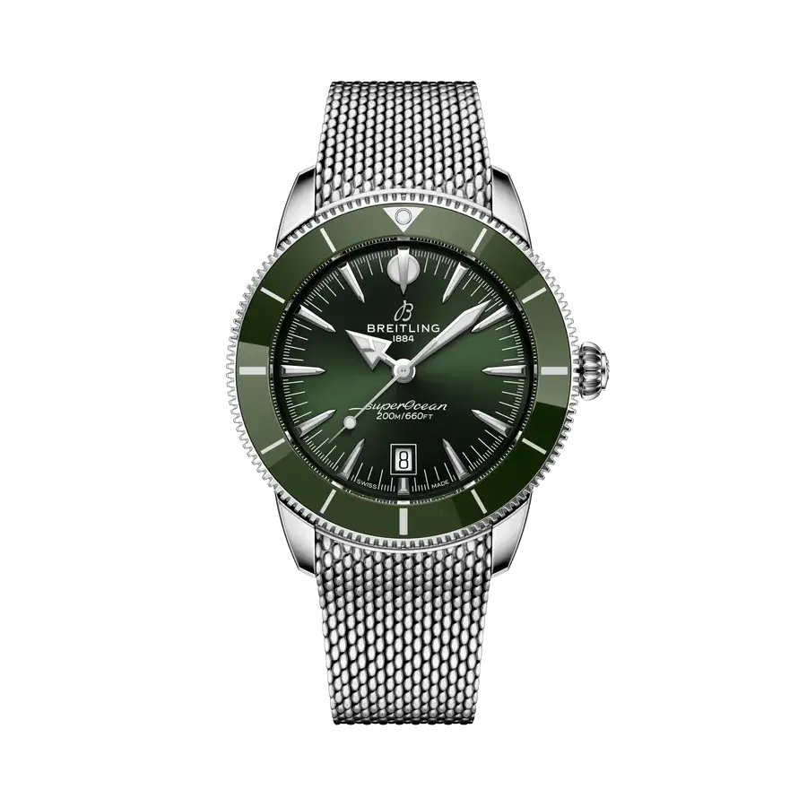 Breitling Superocean Heritage B31 Automatic 44 | 44mm, Steel, Green Dial, reference AB3112361L1A1