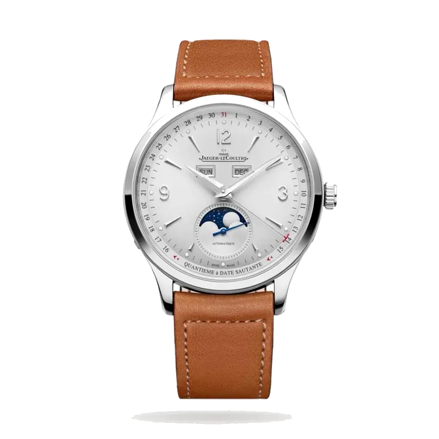 Jaeger-LeCoultre Master Control Calendar | 40mm, Steel, Leather, Silver Dial, reference 