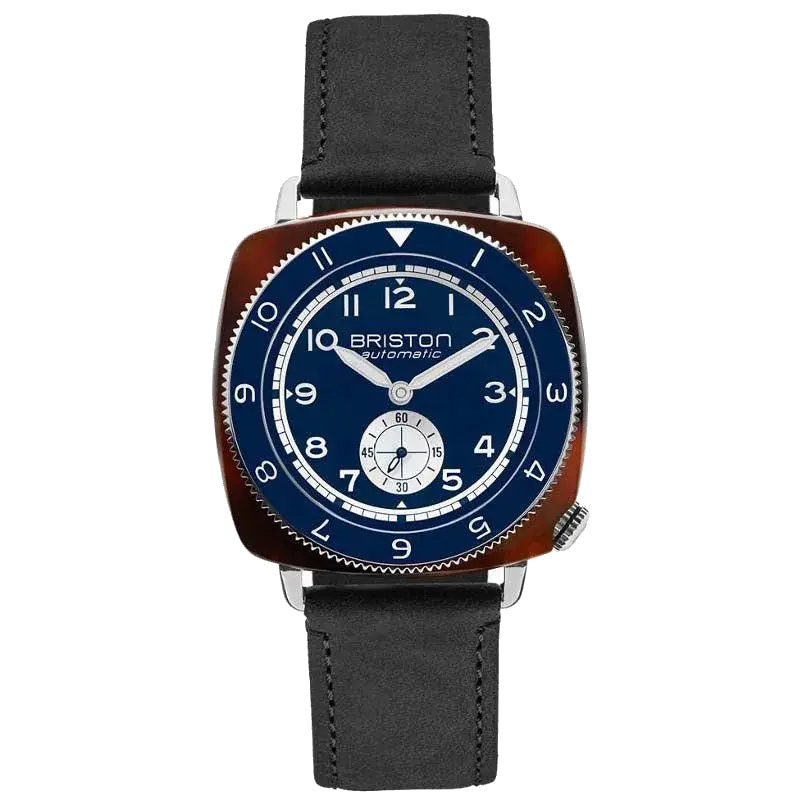 Briston Clubmaster Legend Automatic Small Second Acetate Navy Blue, reference 241639.SA.T.15W.CH